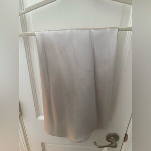 Faux Silk Skirt Champagne Color